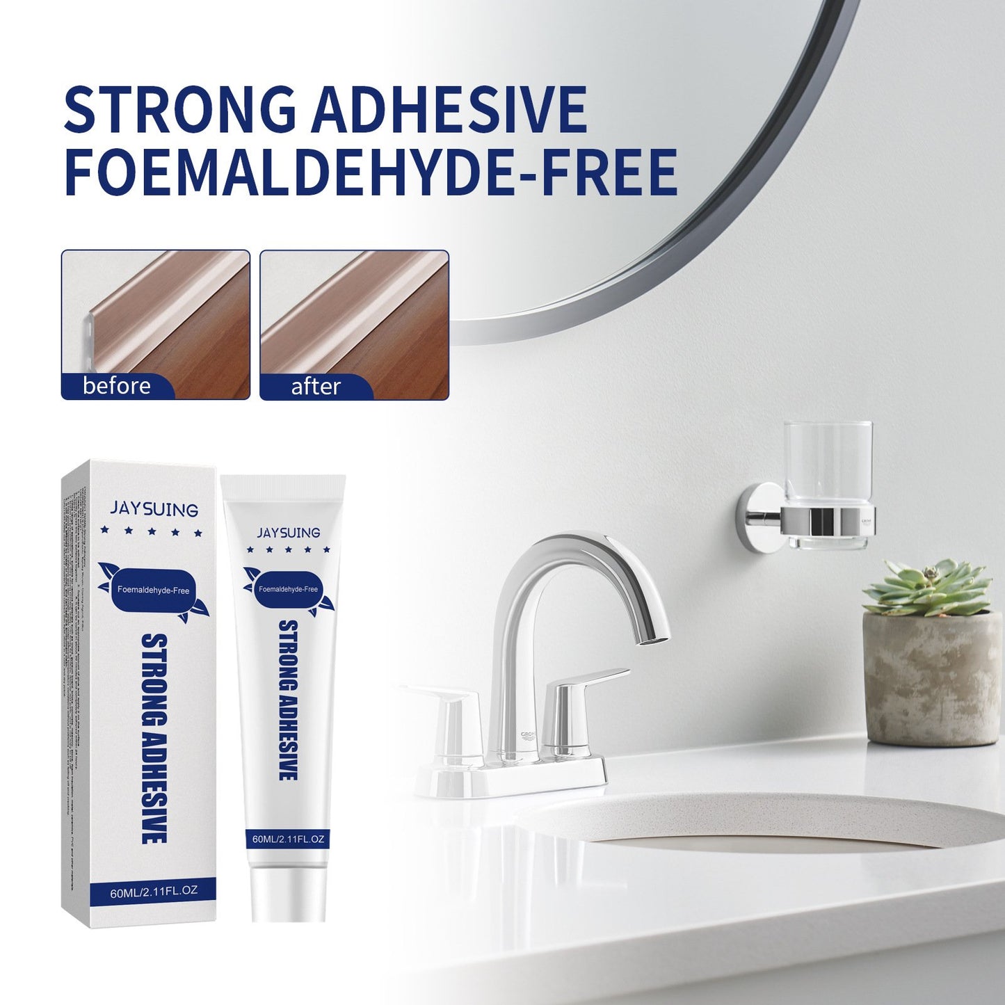 Nail Free Vahva liima Liima Vedenpitävä Home Proof(Osta 1 saat 1 ilmaiseksi)