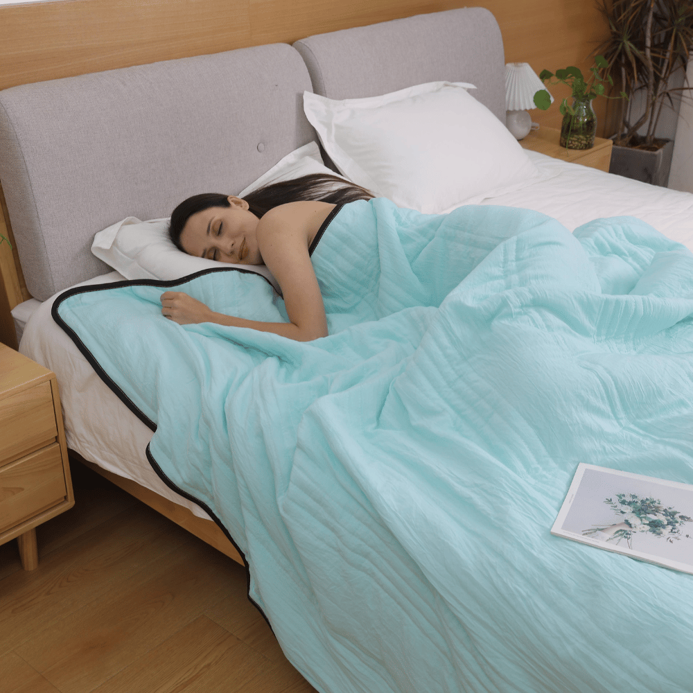 🛌💤 Kesän yötä rauhoittava jäähdyttävä jääpeitemies – Ice Cooling Calming Blanket