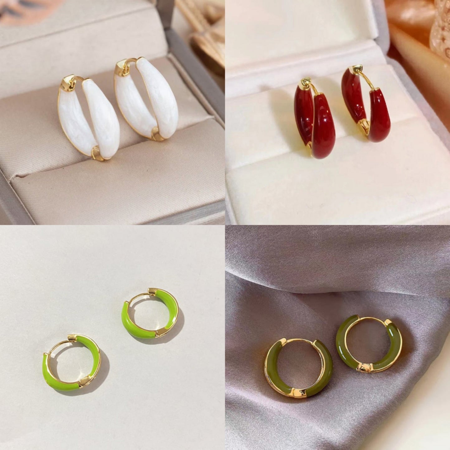 Ihanteellinen lahja - Elegantit ja muodikkaat renkaiden korvakorut