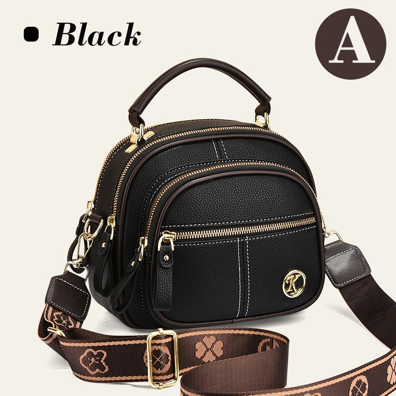 Jopa 49 % alennusta!!✨Klassinen monitoiminen osasto nahka Crossbody laukku