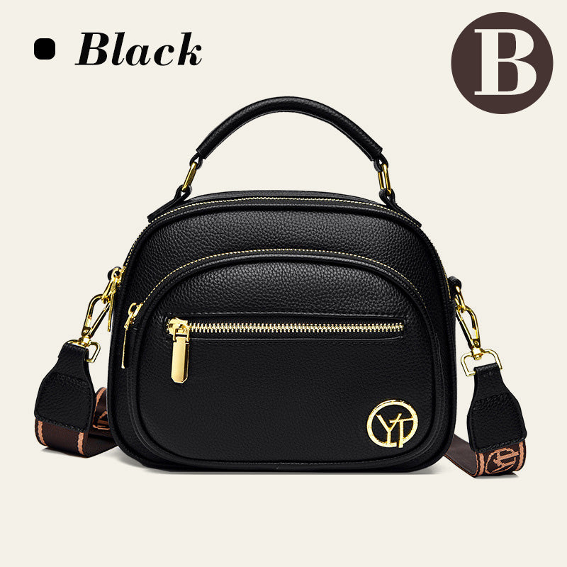 Jopa 49 % alennusta!!✨Klassinen monitoiminen osasto nahka Crossbody laukku