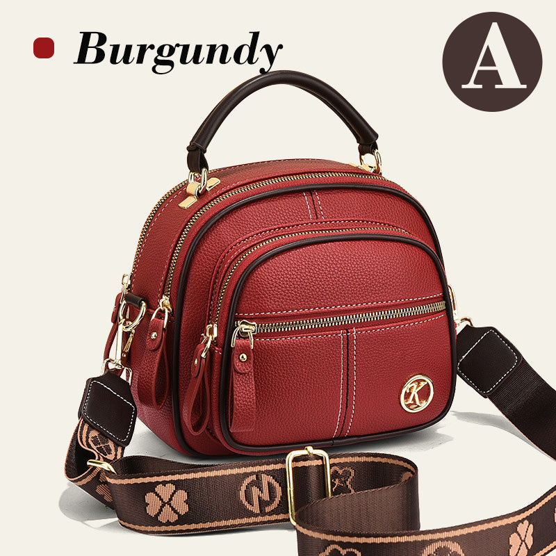 Jopa 49 % alennusta!!✨Klassinen monitoiminen osasto nahka Crossbody laukku
