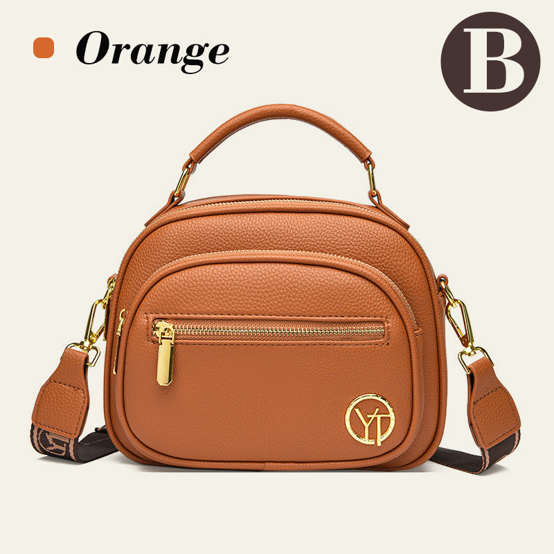 Jopa 49 % alennusta!!✨Klassinen monitoiminen osasto nahka Crossbody laukku