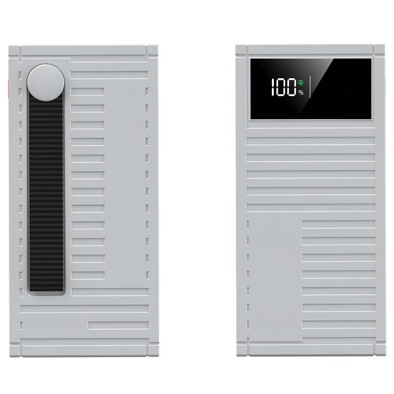 Pikalataava tehopankki digitaalisella näytöllä