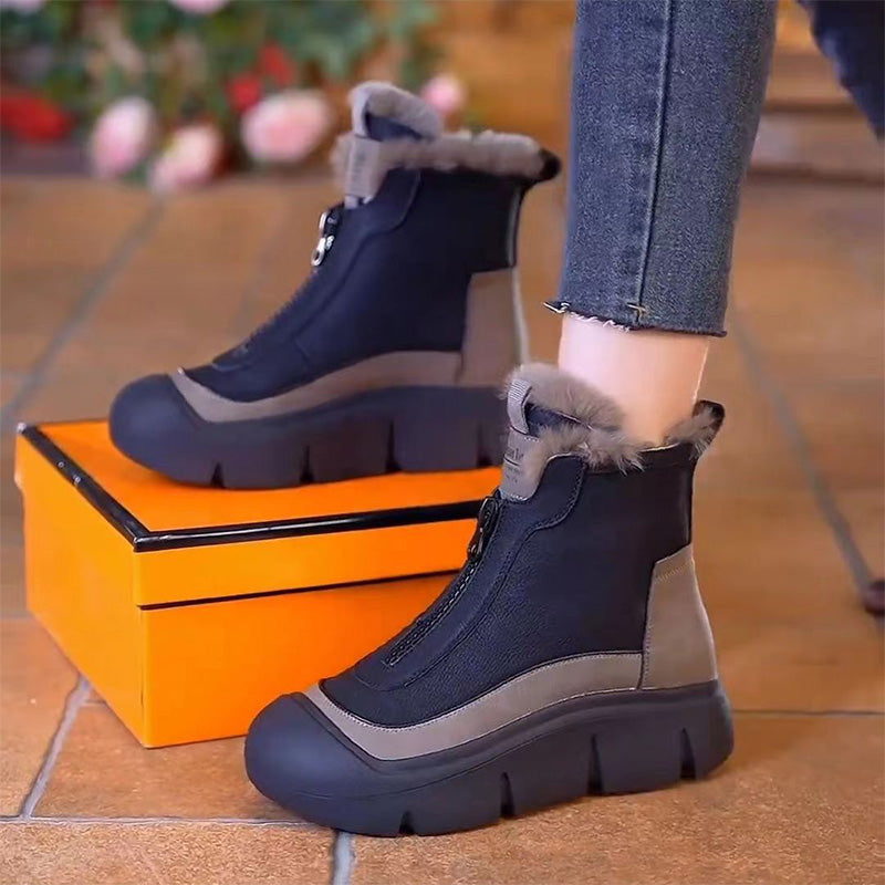 Naisten vedenpitävä lämmin vetoketju Snow Boots
