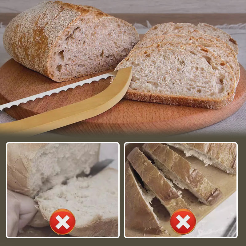 Leipäveitsi kotitekoiselle leivälle ja paahtoleivälle
