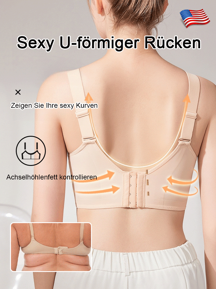Drahtloser, nicht markierender, hautfreundlicher Push-Up-BH