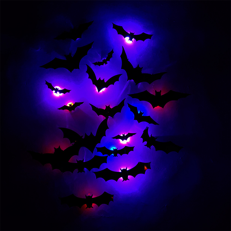 đŠHalloween 3D Lighted Bats