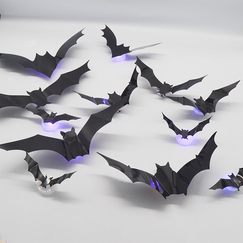 đŠHalloween 3D Lighted Bats