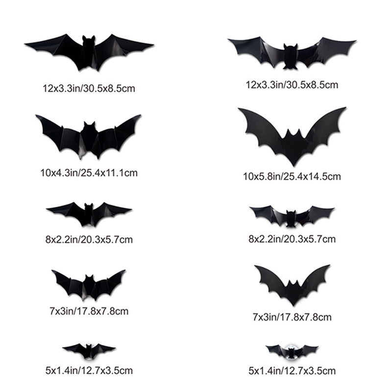 đŠHalloween 3D Lighted Bats