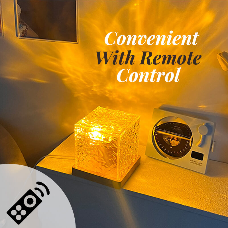 📢📢50% DE RÉDUCTION !!! 🎅Projecteur de nuit à ondes d'eau rotatif dynamique