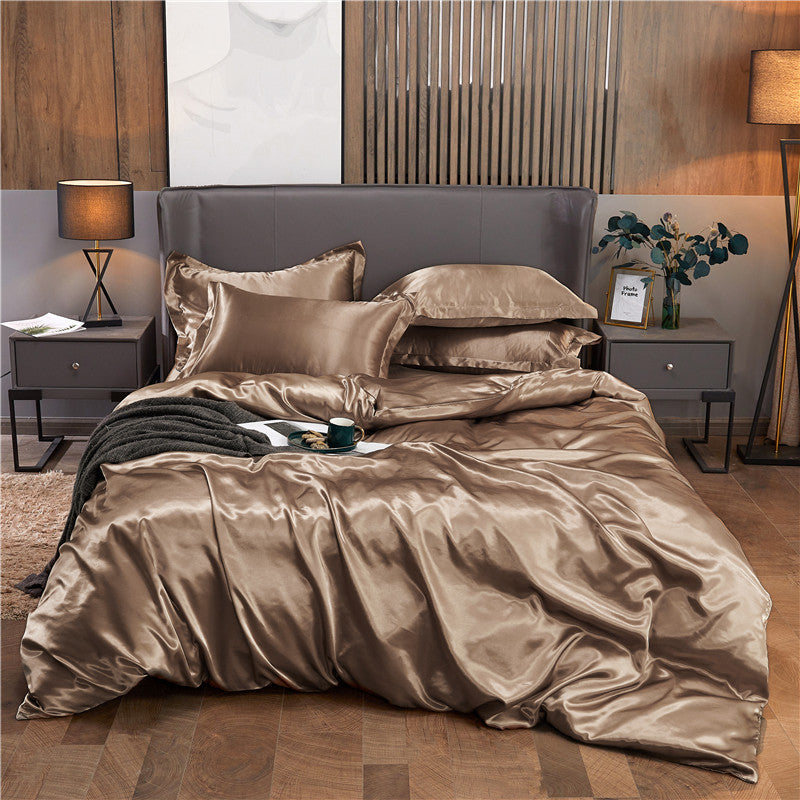 đž25 Momme Luxury silkki sĂ€ngyn tarvikkeet setti 4