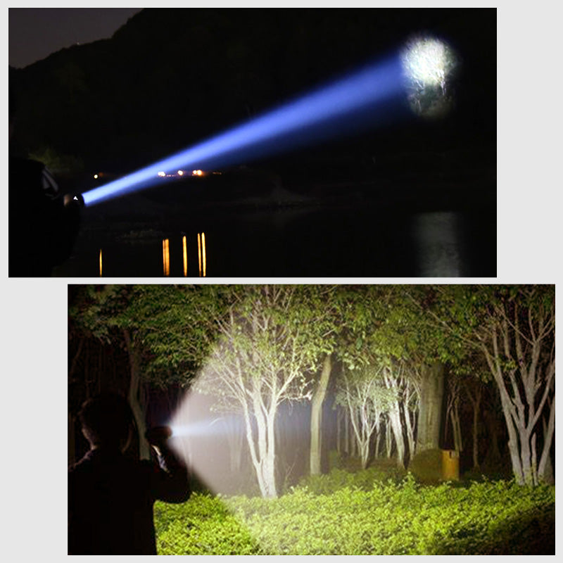 【Lahja ulkoiluun ystäville】 LED Strong Light S18 taskulamppu
