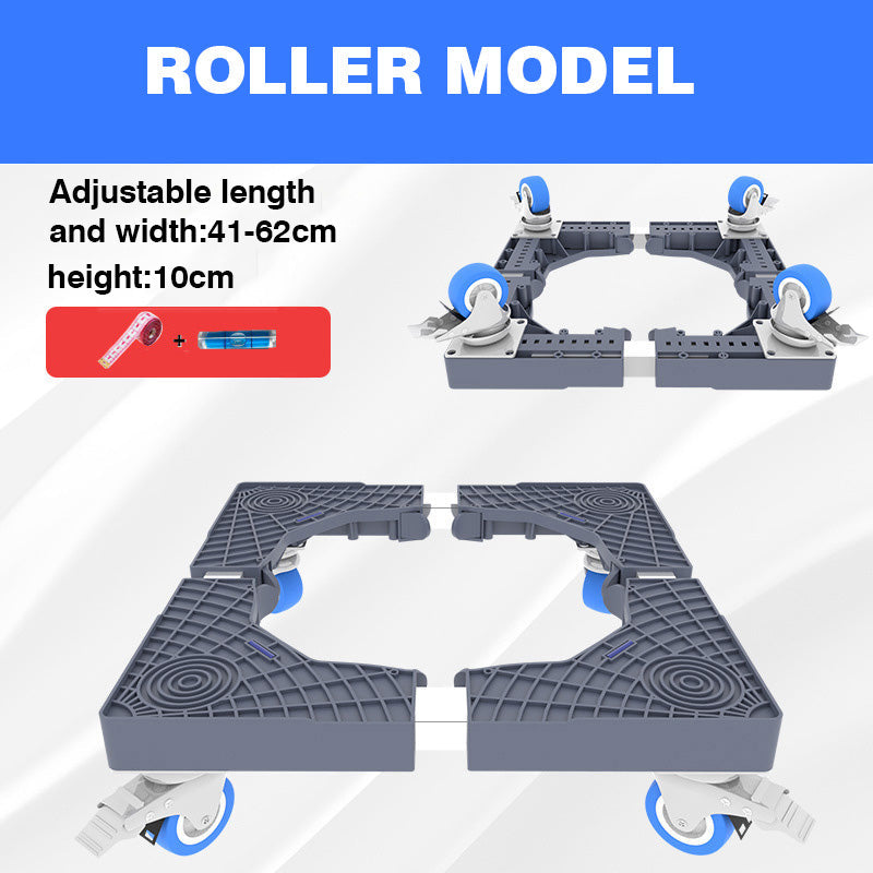 Monikäyttöinen liukumaton korotettu pesukoneen pohja jalusta