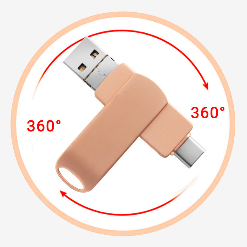 4-in-1 moniliitäntäinen muistitikku (puhelin/PC)