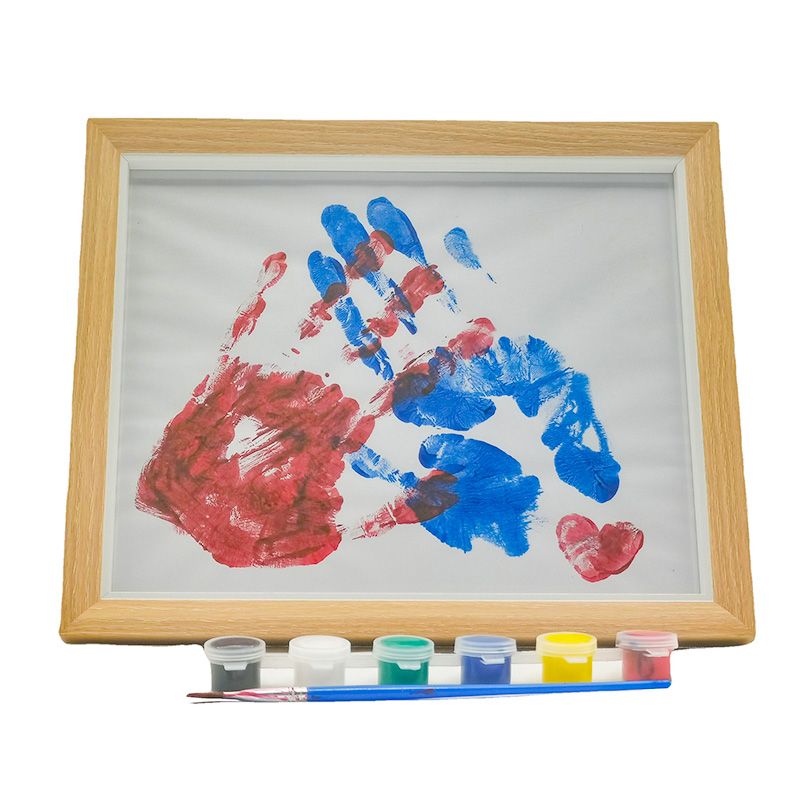 Rakkauslahja - DIY-parin Kädenjälkipakkaus Valokuvakehyksellä