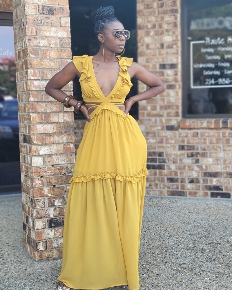 Pitkä Versailles-mekko