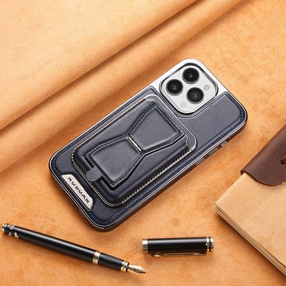 Luksusnahkainen iPhone-kotelo irrotettavalla magneettiteipillä
