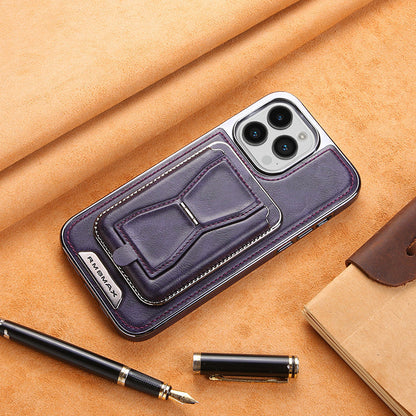 Luksusnahkainen iPhone-kotelo irrotettavalla magneettiteipillä