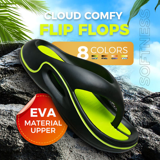 🔥🖤 KUUMAA ALEA: -50% 🔥 Mukavat kesäkengät paksupohjaisilla flip flopeilla