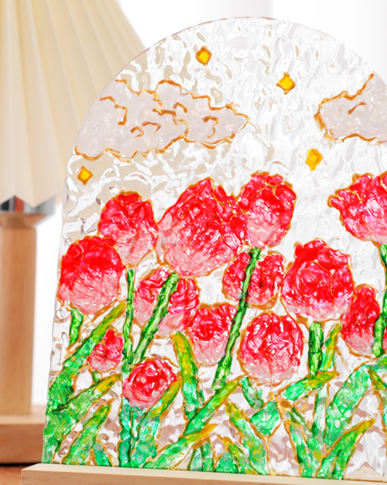 🌷Uudet tuotteet🔥Itsemaalatut Läpinäkyvät Lampunvarjostimet Yövaloille（🤩49% OFF）