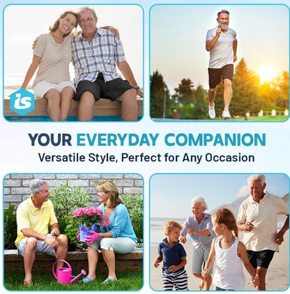 Nopeasti kuivuvat vapaa-ajan shortsit💨