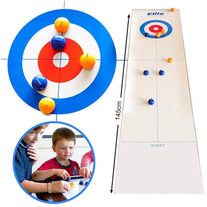 🏒Perheiden pöytäcurling-peli