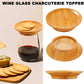 Viinilasi charcuterie topper