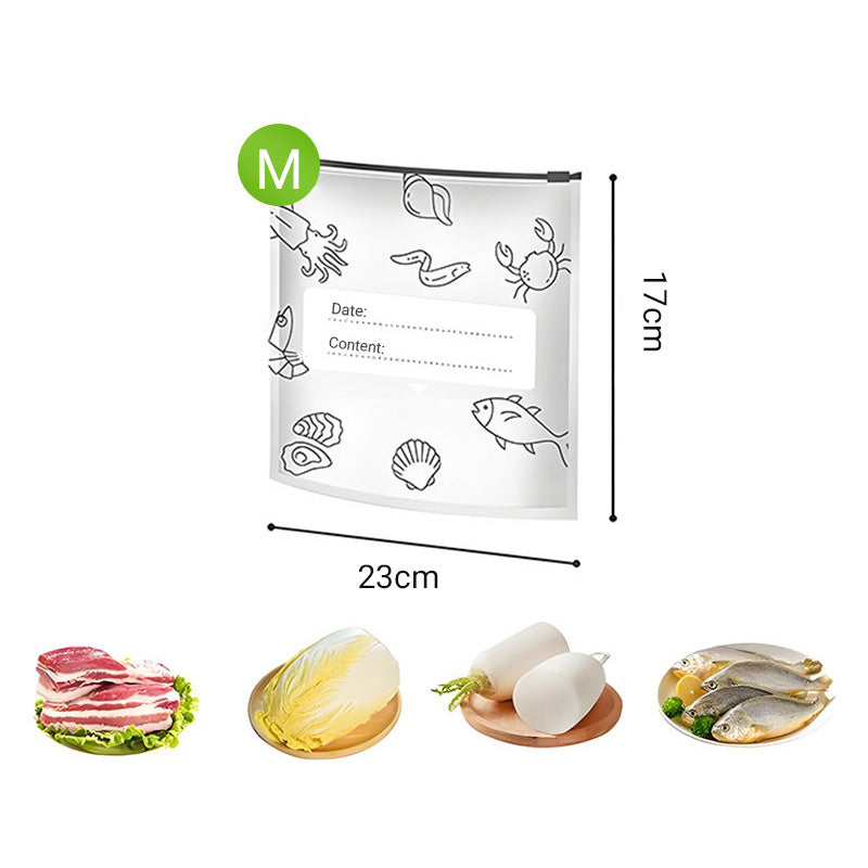 Uudelleenkäytettävät alumiinifolio- ja suljettavat säilytyspussit
