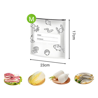 Uudelleenkäytettävät alumiinifolio- ja suljettavat säilytyspussit