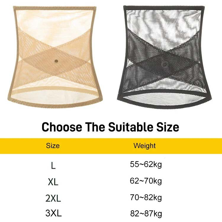 Verkkokankainen vyötärön muotoilija vyötärön muotoiluun