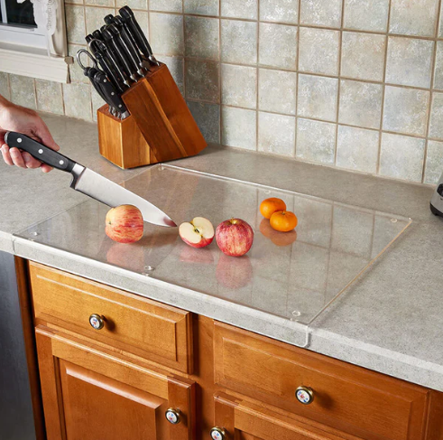 🔥liukumaton läpinäkyvä akryylileikkuulauta