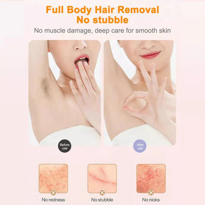 🎉 Viimeisen päivän tarjous -49% ALE 🔥 2-in-1 Naisten sähköinen langaton partaterä