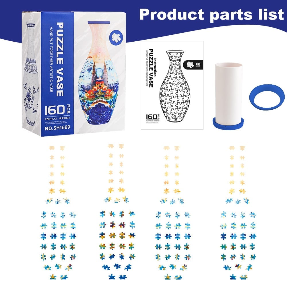 Täydellinen joululahja! - 3D-Taidepalapeli Maljakko