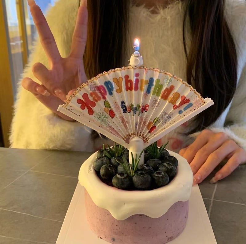 🎂 Uudelleenkäytettävä uutuus tuuletin syntymäpäiväkynttilä🔥OSTA 5 SAAT 3 ILMAISEKSI 🎁PARAS LAHJA RAKKAALLE🎁