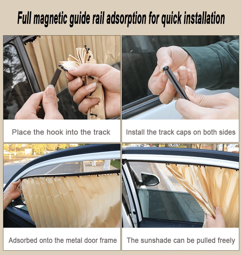 Universaali Magneettinen Auton Sivuikkunan Aurinkosuoja