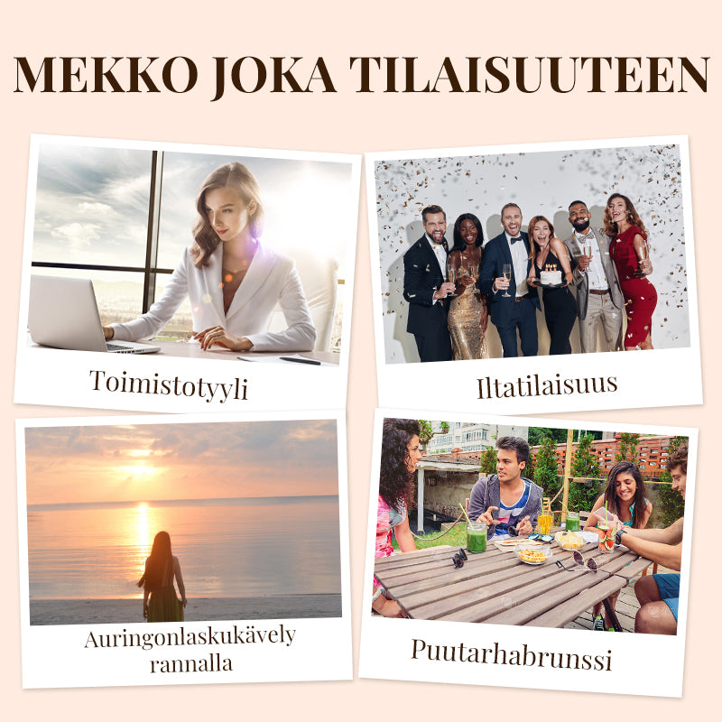 🌸 Viimeinen päivä! Erikoistarjous – 49 % ALENNUS 💃 Monikasvikuvioitu kukallinen kaskaadimekko