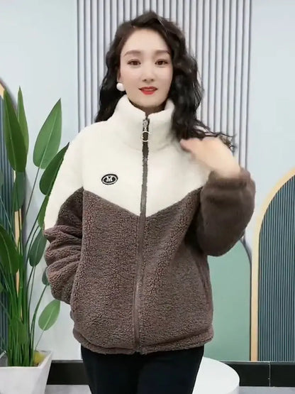 🎉Talvinen fleecetakki