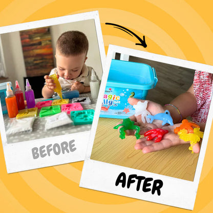 🔥3D Magic ympäristöystävällinen vesi ELF🦀🐟