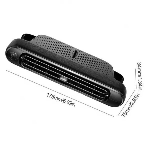 ❄️ Kesäale! ❄️ Kaksois-Turbovoimainen USB-Autotuulitin – Tehokkaa Tuulta Takatyyneynään
