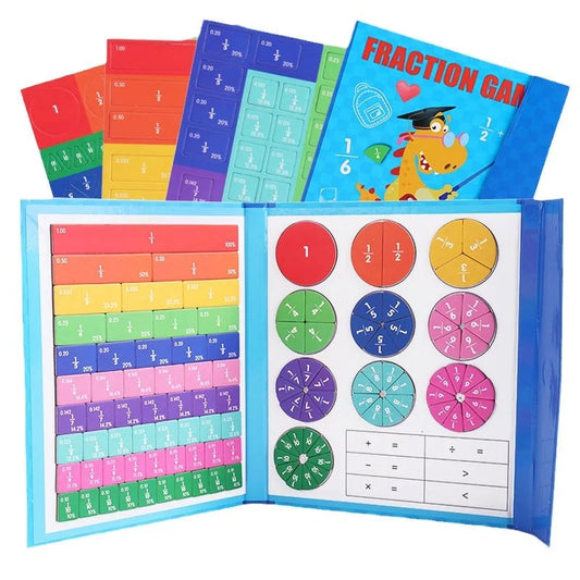 Montessori Magneettikirja Murto-osapuzzle Lapsille
