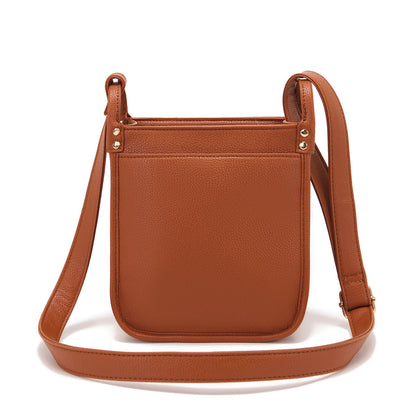 Uniikki muotoilu olkalaukku nahasta