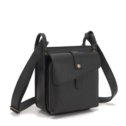 Uniikki muotoilu olkalaukku nahasta