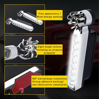 LED-tuulienergialähteiset autovalot