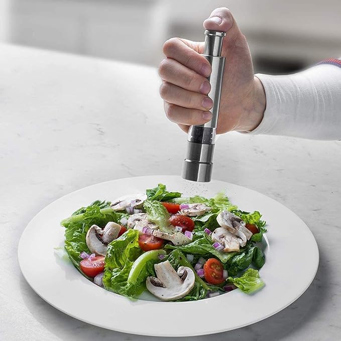 ⚡【Ammattitasoinen】Suola-, pipari- ja mausteironta 🌿 | Täytettäviä lasikameroita ✨ Osta kaksi saa yhden ilmaiseksi! 🎁