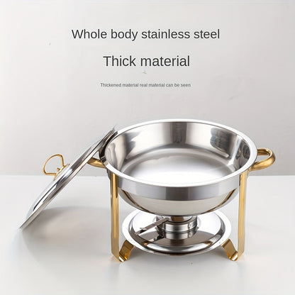 🔥Ruostumattomasta teräksestä valmistettu chafing dish -buffet-setti🍽️✨