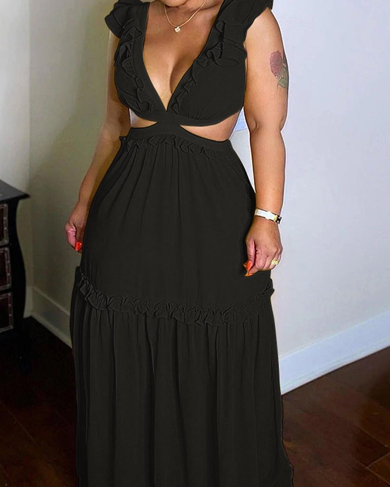 Pitkä Versailles-mekko