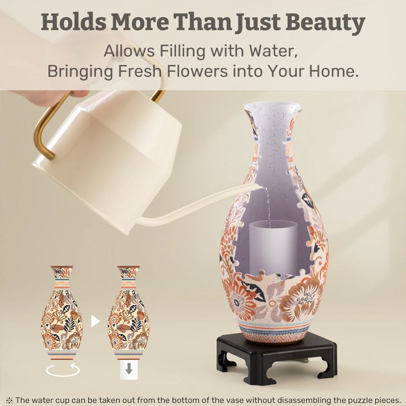 Täydellinen joululahja! - 3D-Taidepalapeli Maljakko