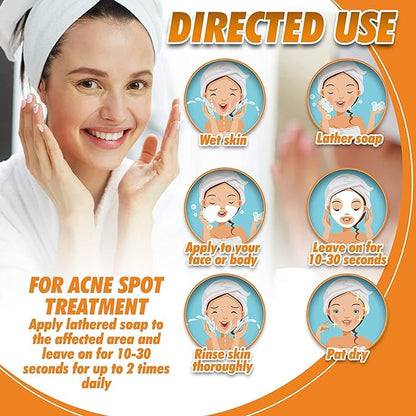 Sitruuna Kurkuma ja Kojic-happo Ihon Kirkastava Saippua