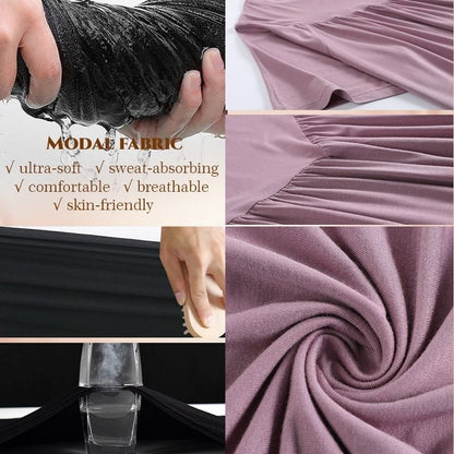 Super Pehmeä Mukava Lyhythihainen Löysä Pyjamamekko